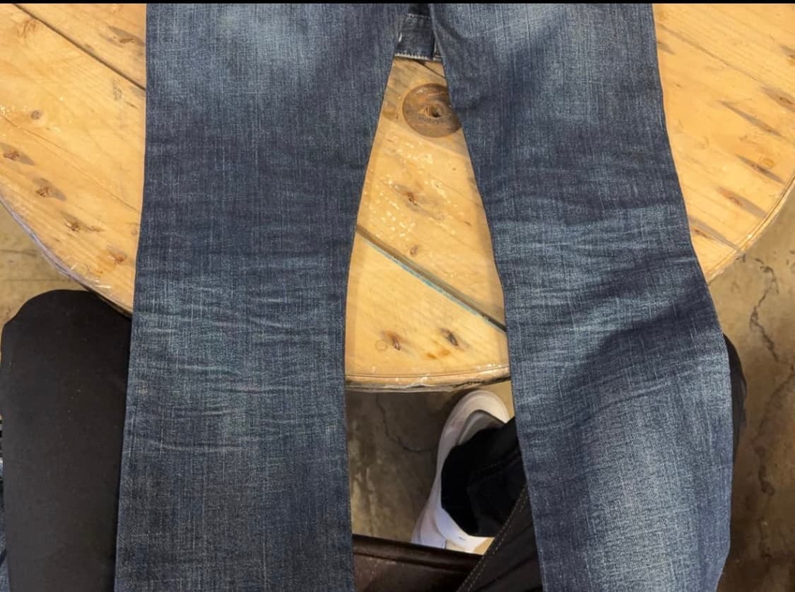 Saint Laurent D02 washed blue denim 상품이미지4