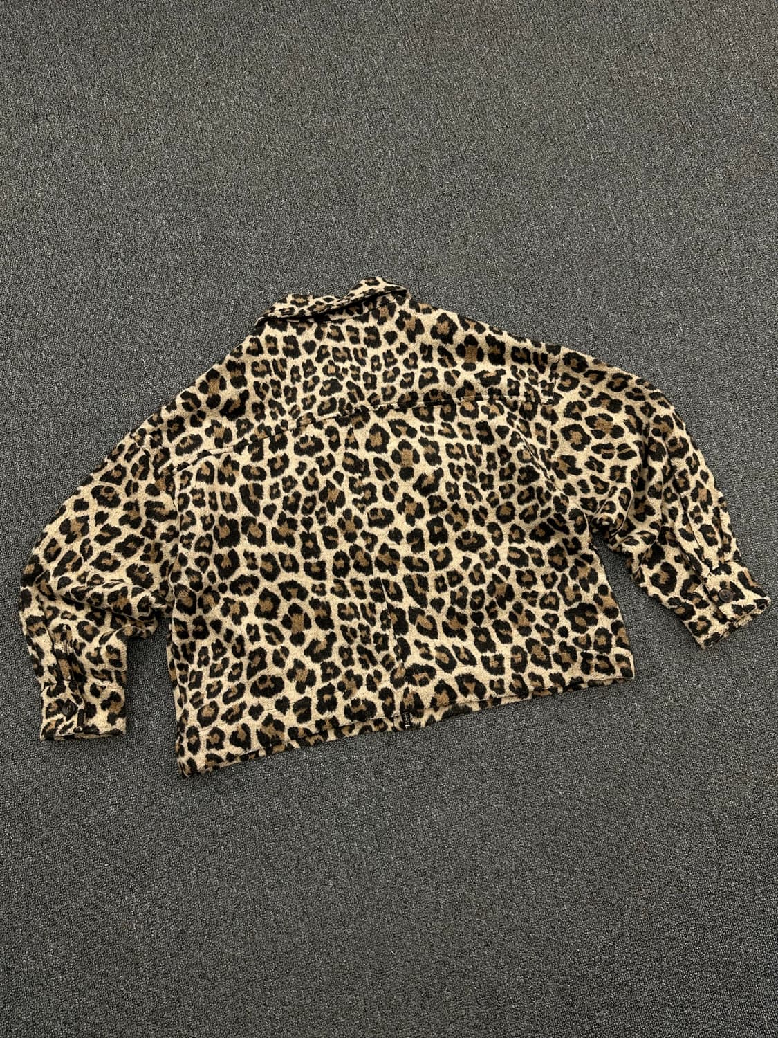 OS)Japanese Vintage 레오파드 패턴 크롭 자켓 상품이미지5