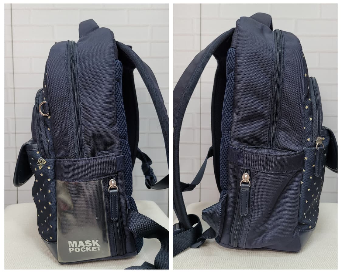 BONTON 봉통 분리형 캐주얼 배낭 백팩 네이비색 상품이미지3