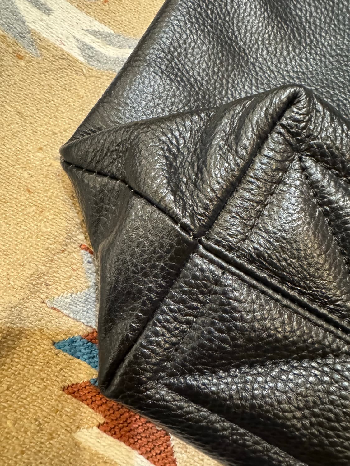 [OS] 요지 야마모토 아오야마 카우레더 숄더백 상품이미지4