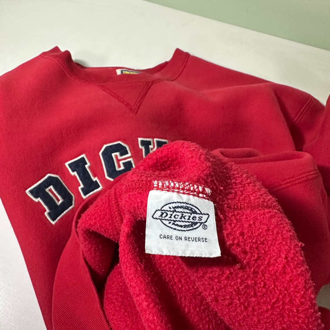 XL 90‘s 디키즈 USA 레드 스웻셔츠 맨투맨 상품이미지7