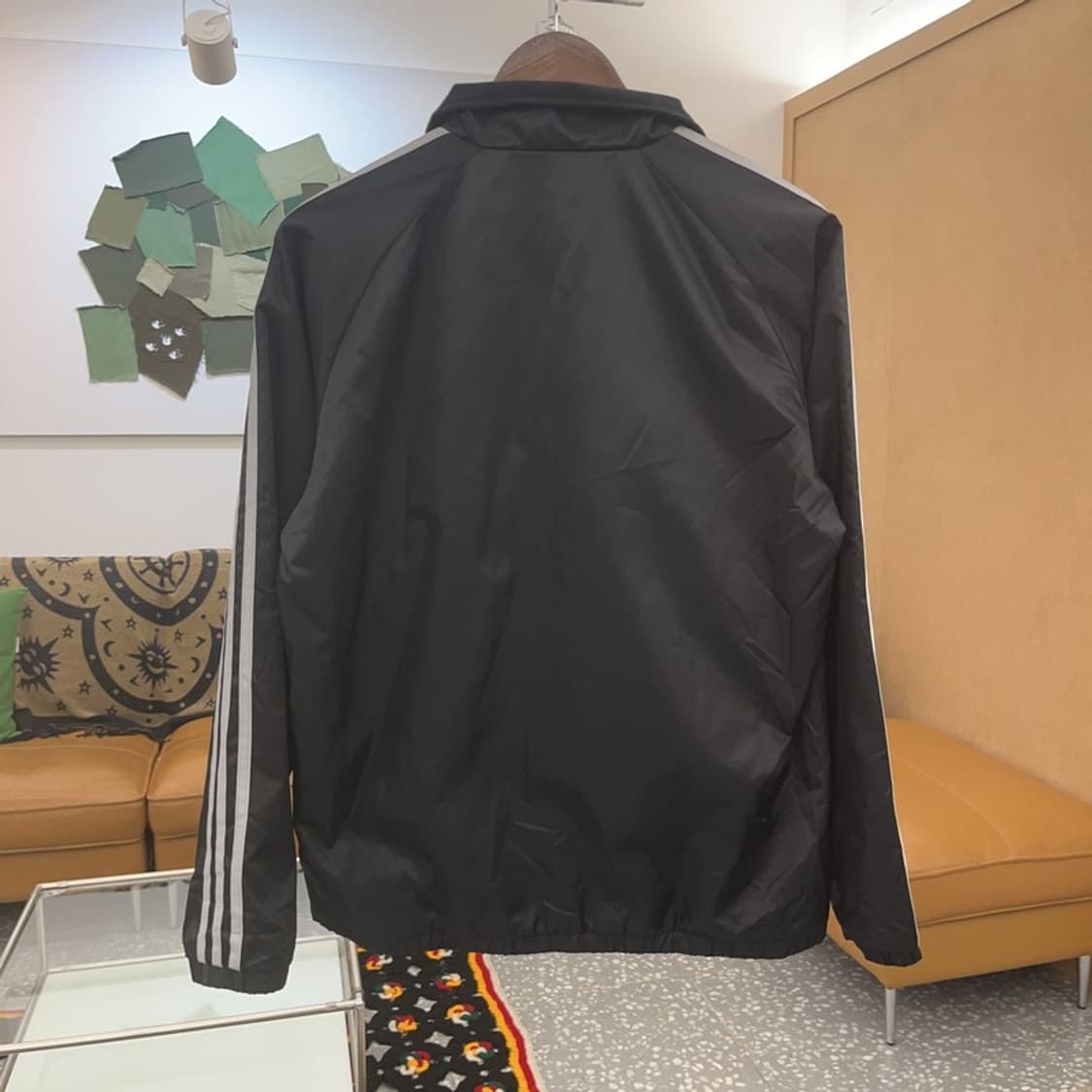 아디다스 올드스쿨 빈티지 오리지널 삼선 바람막이 자켓 S C07661 상품이미지4