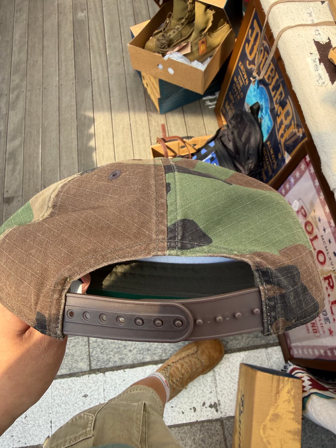Rrl 카모 볼캡 os  상품이미지4