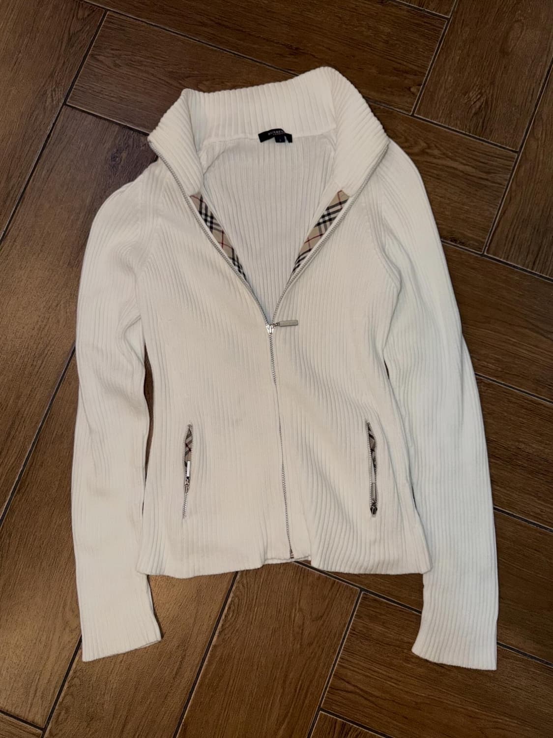 Burberry NovaCheck Knit Zip-Up (말해뭐해화이트) 상품이미지7