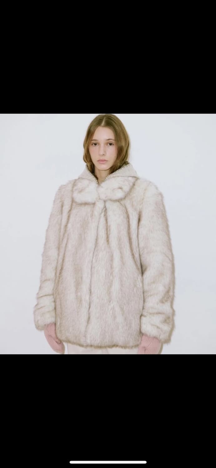 시눈 퍼자켓 아이보리 상품이미지1