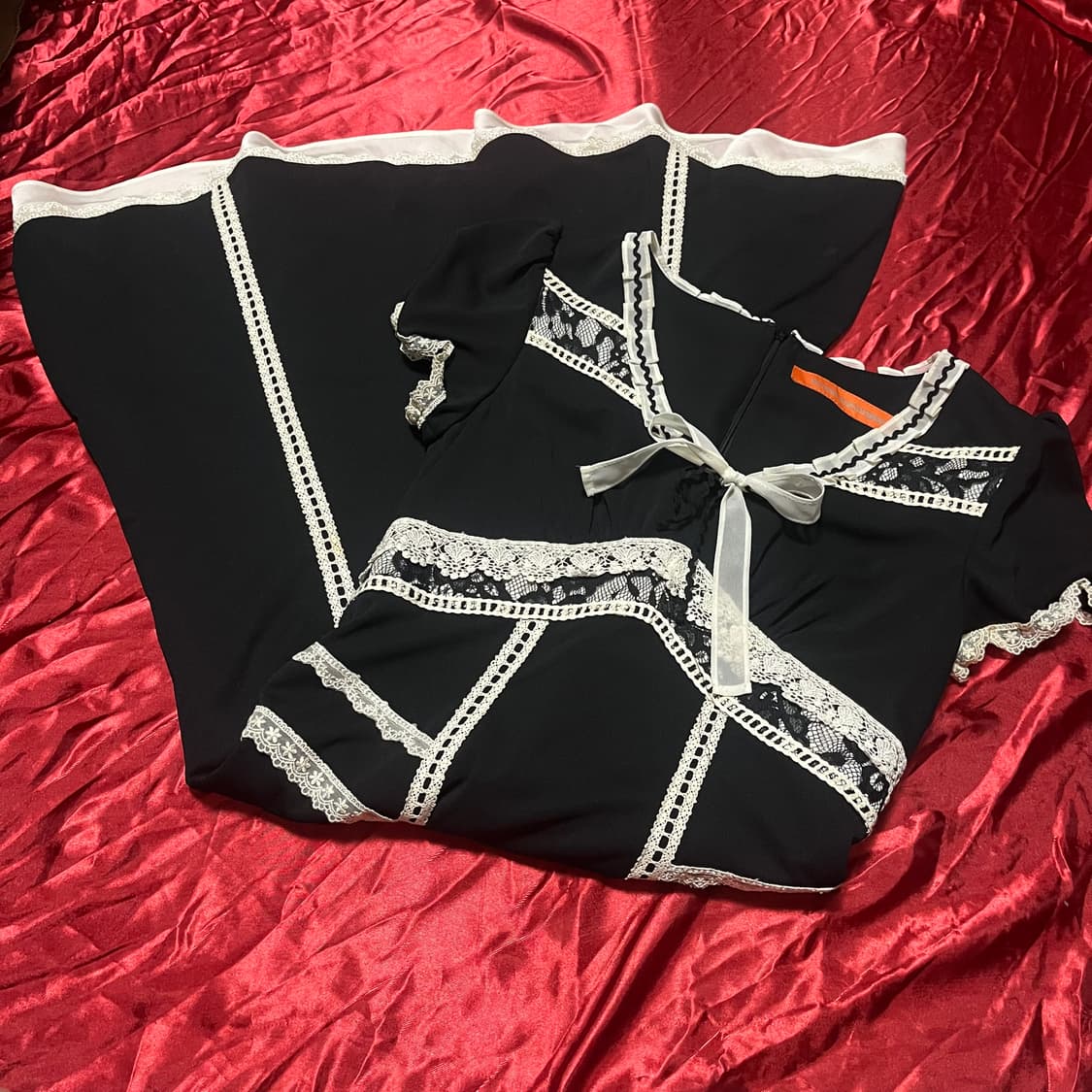 고스로리 고딕 원피스  바디라인st 공겜여주 상품이미지2