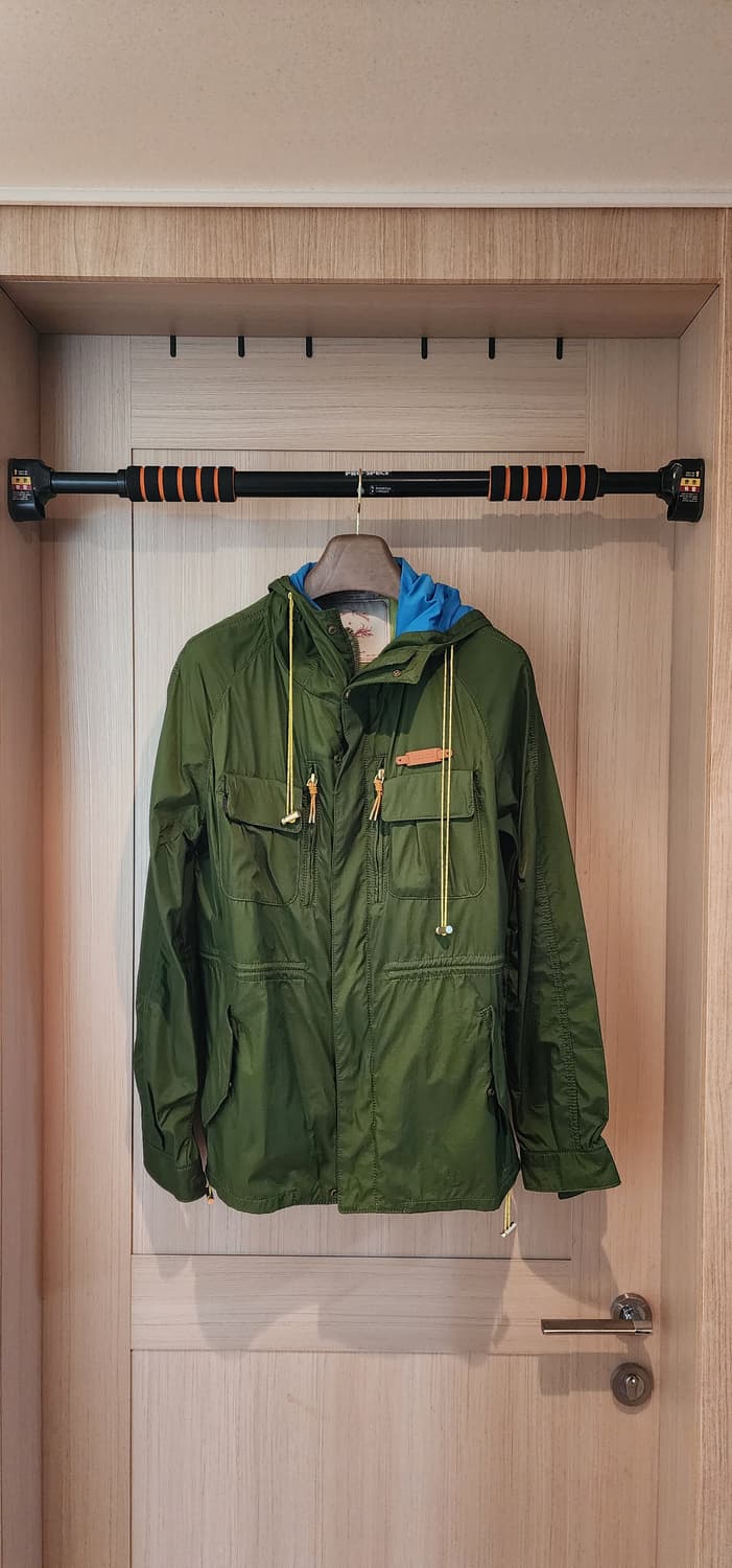 자라 데님 꾸뛰르 그린 자켓 100 상품이미지1