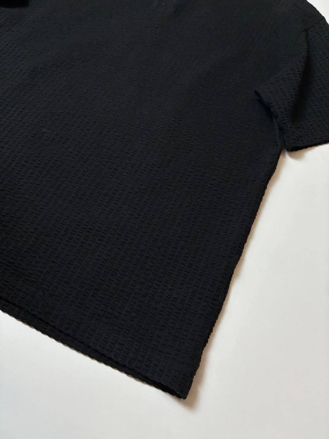 코스 COS 시어서커 카라 반팔 티셔츠 PN8581 상품이미지4