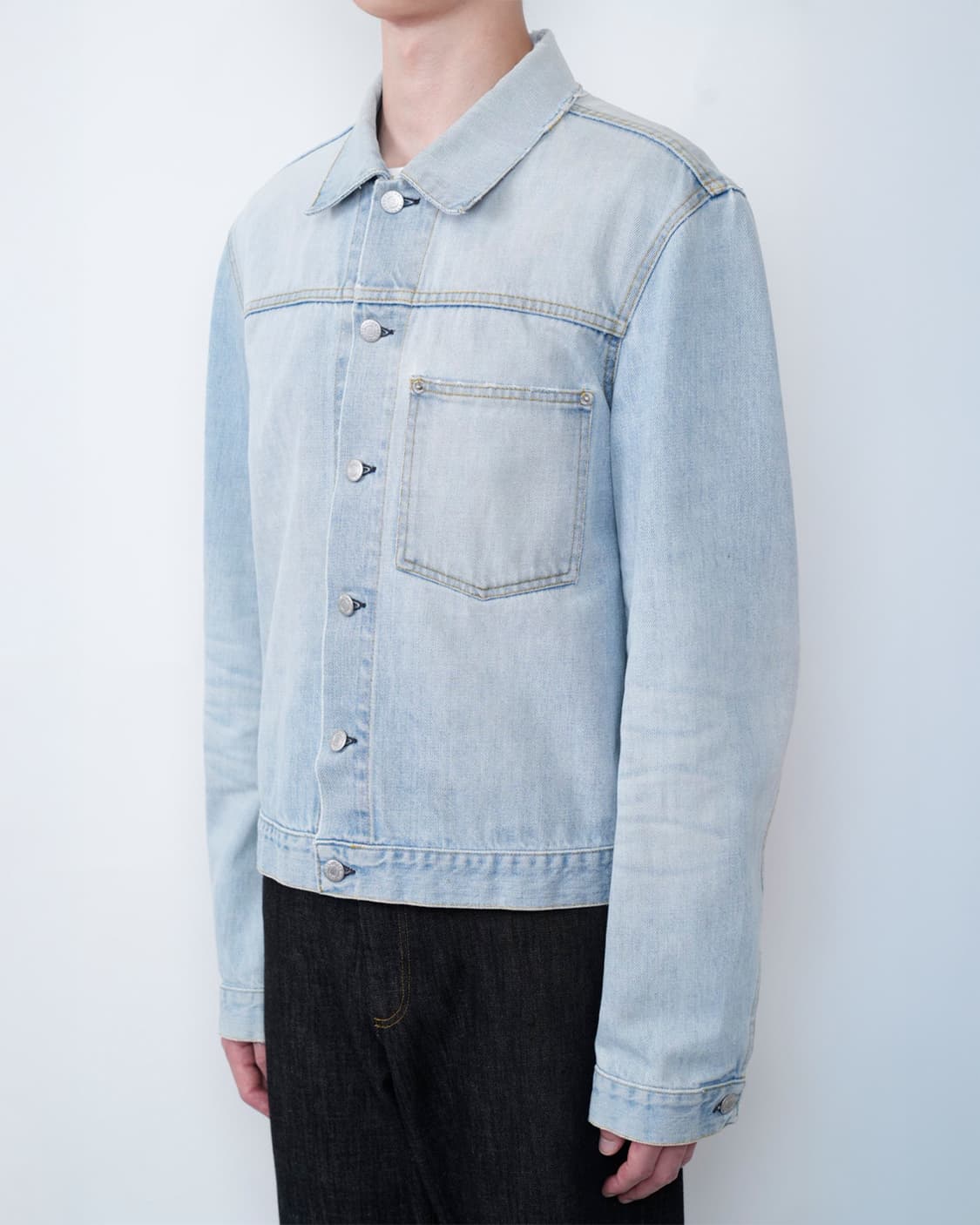 90's ONE POCKET DENIM JACKET 상품이미지3