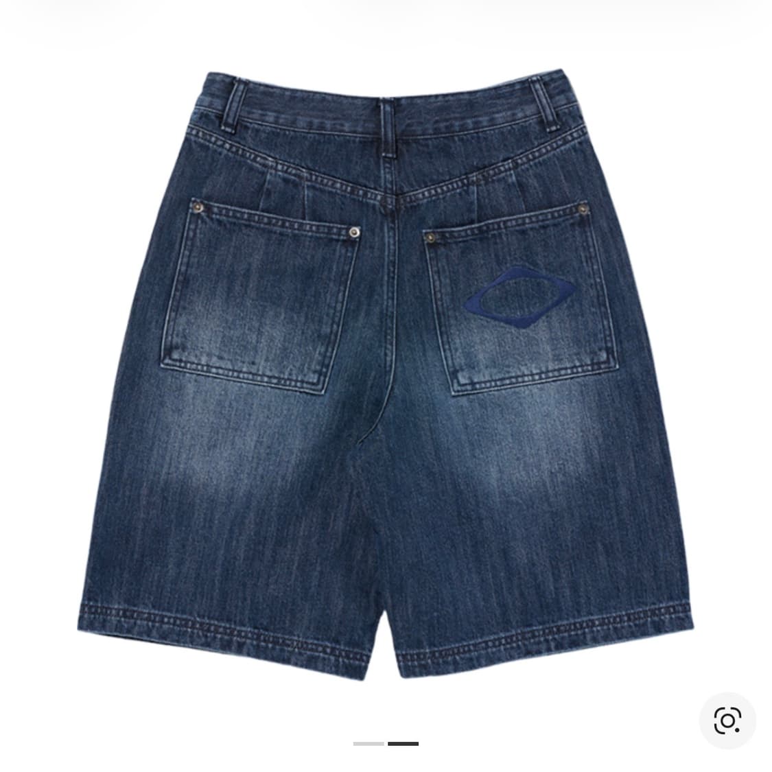 미스치프 데님 버뮤다 팬츠 인디고 S 상품이미지2