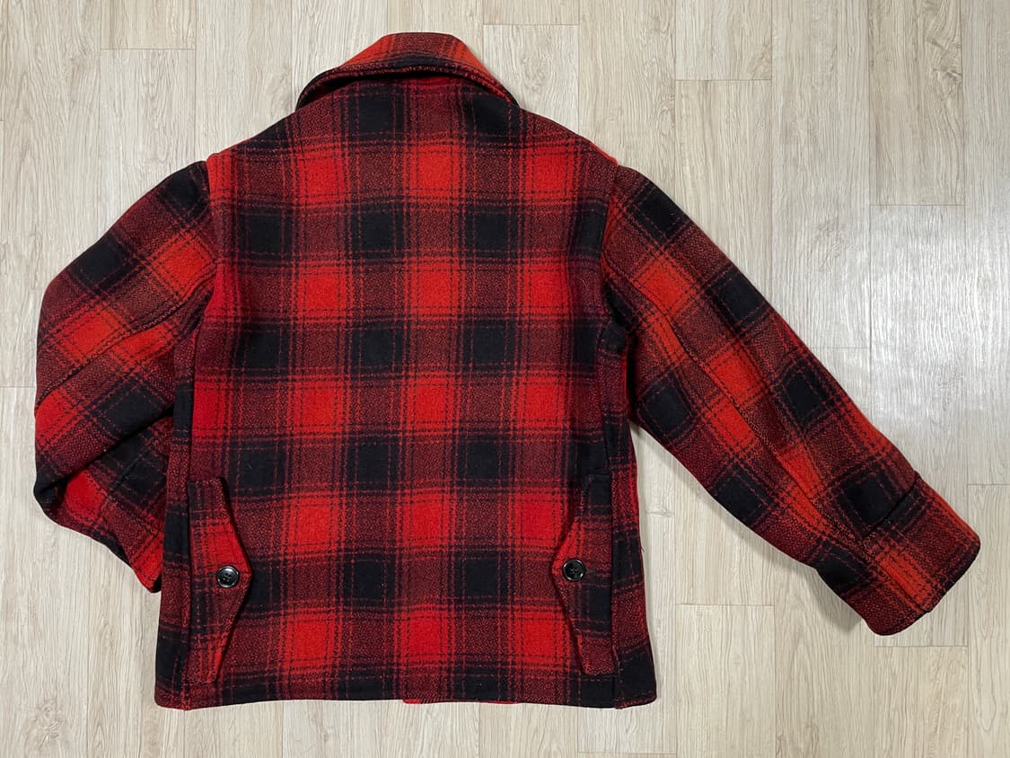 95) 40's 스포츠클래드 체크 울 매키노자켓(RRL&LVC&폴로) 상품이미지3