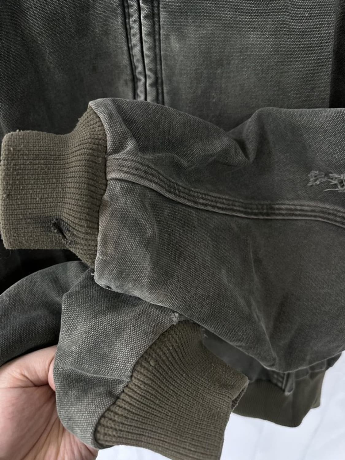 L] CARHARTT J68 MOS 00s 액티브 후드자켓 모스그린 상품이미지6