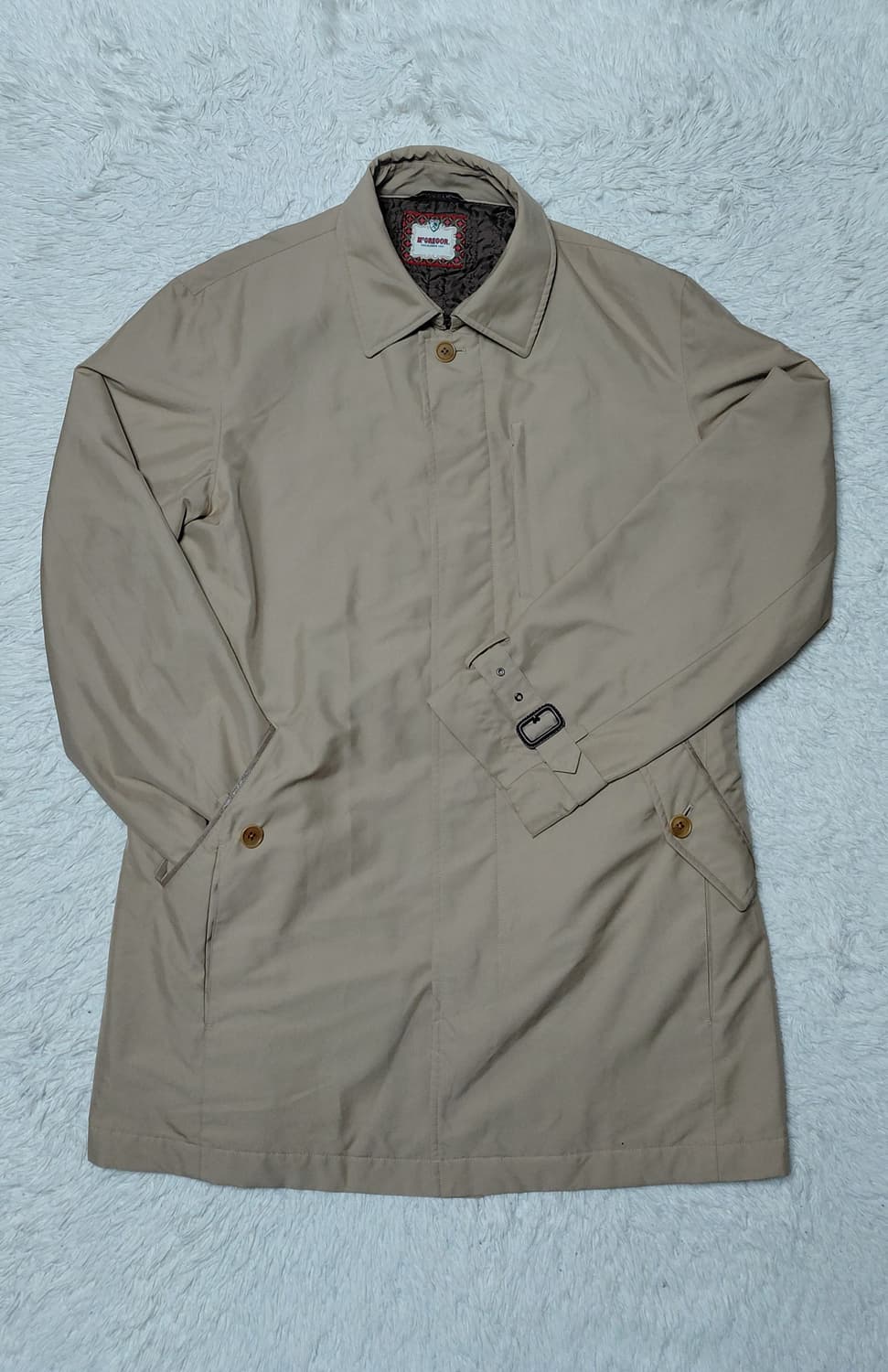 Mcgregor 남성 베이지 트렌치 코트 (105) 상품이미지3