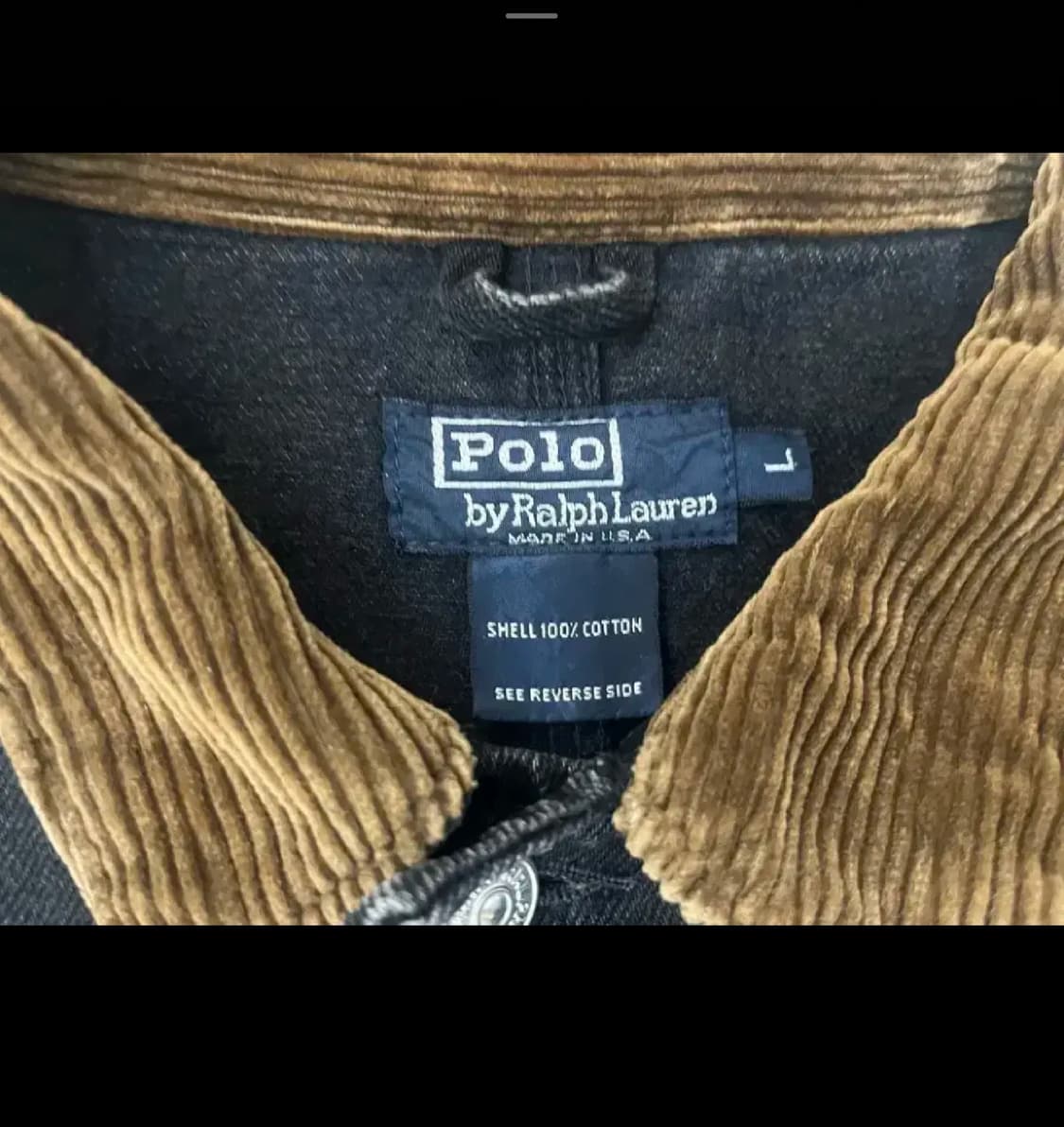 폴로 덩가리 블랙 빈티지자켓 L  상품이미지2