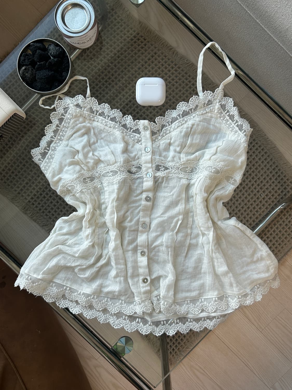 ZARA 화이트 나시 XS 상품이미지1