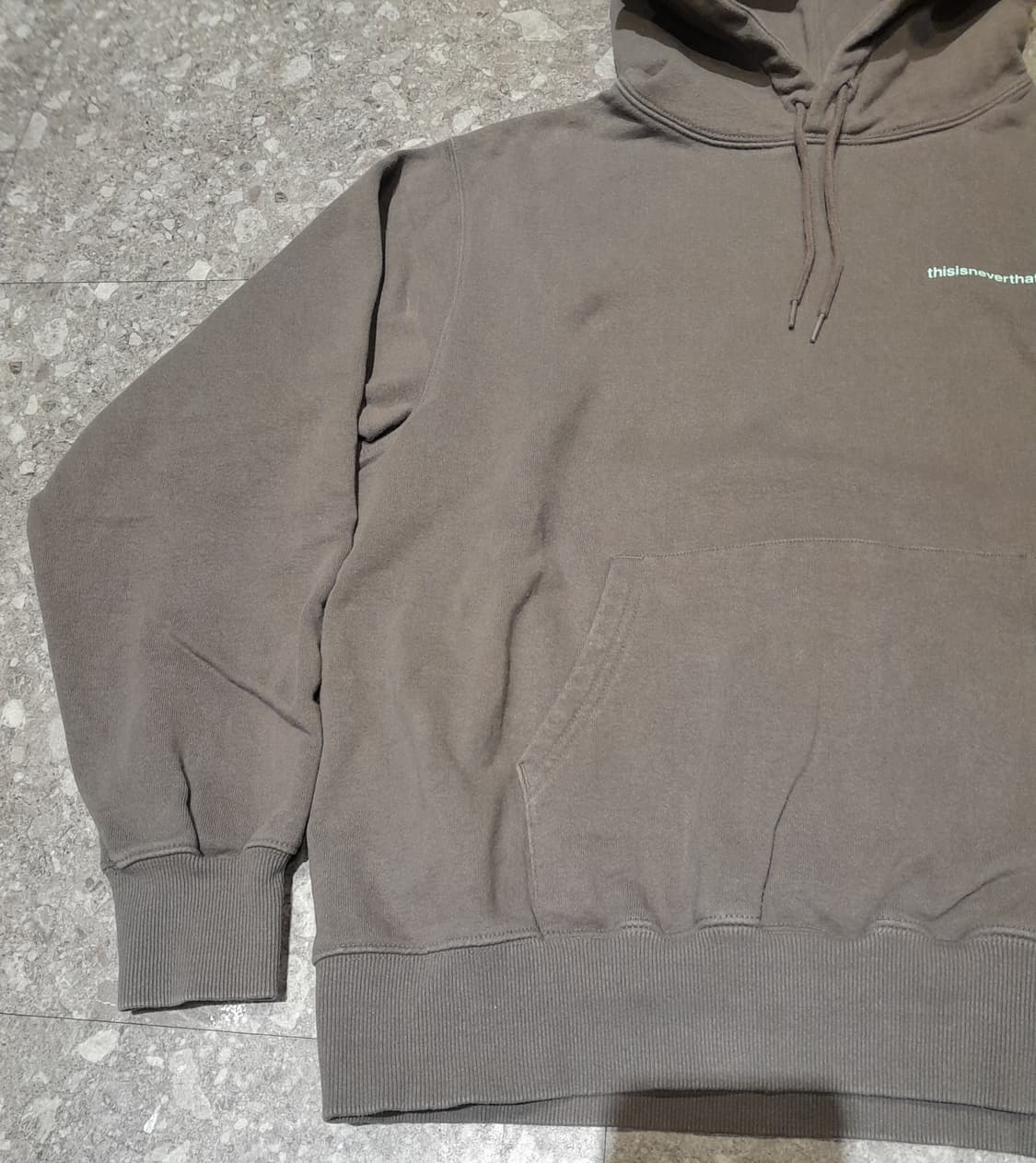 💥디스이즈네버댓 기모후드 브라운 (S)      상품이미지7