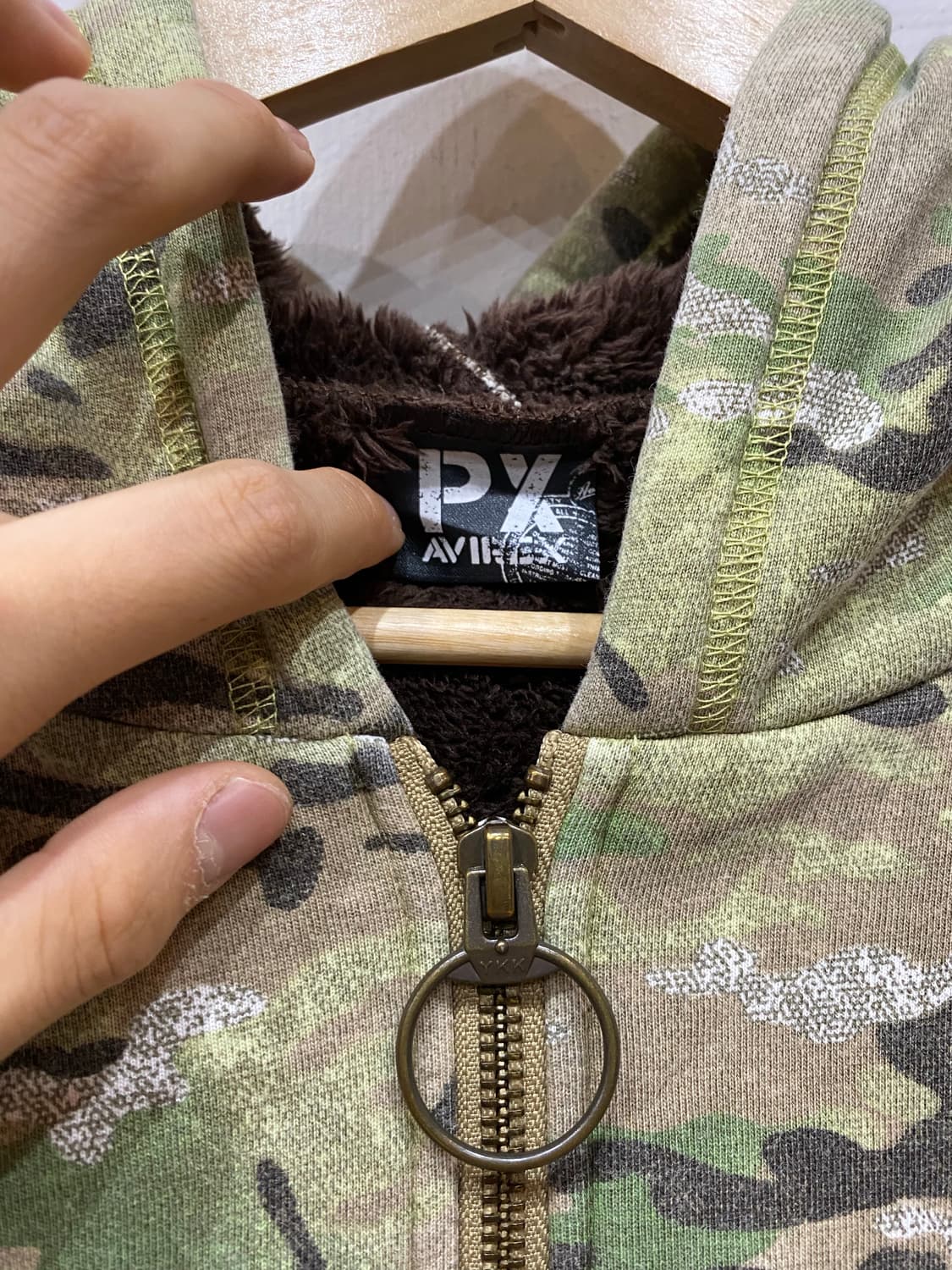 아비렉스 밀리터리 패치워크 후드집업  상품이미지5