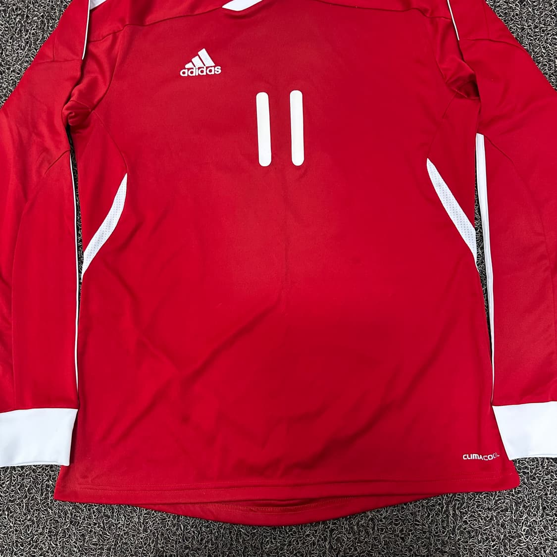 아디다스 기능성 긴팔 운동복 작업복 레드 105(XL) 상품이미지4