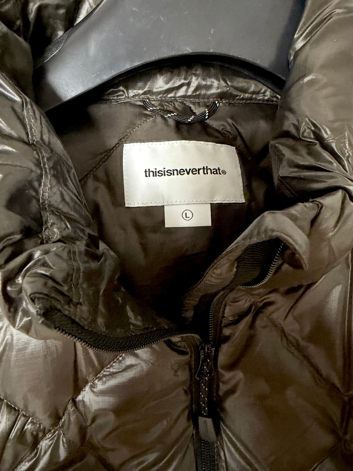 디스이즈네버댓 / 경량 패딩 베스트 브라운 / L 상품이미지5