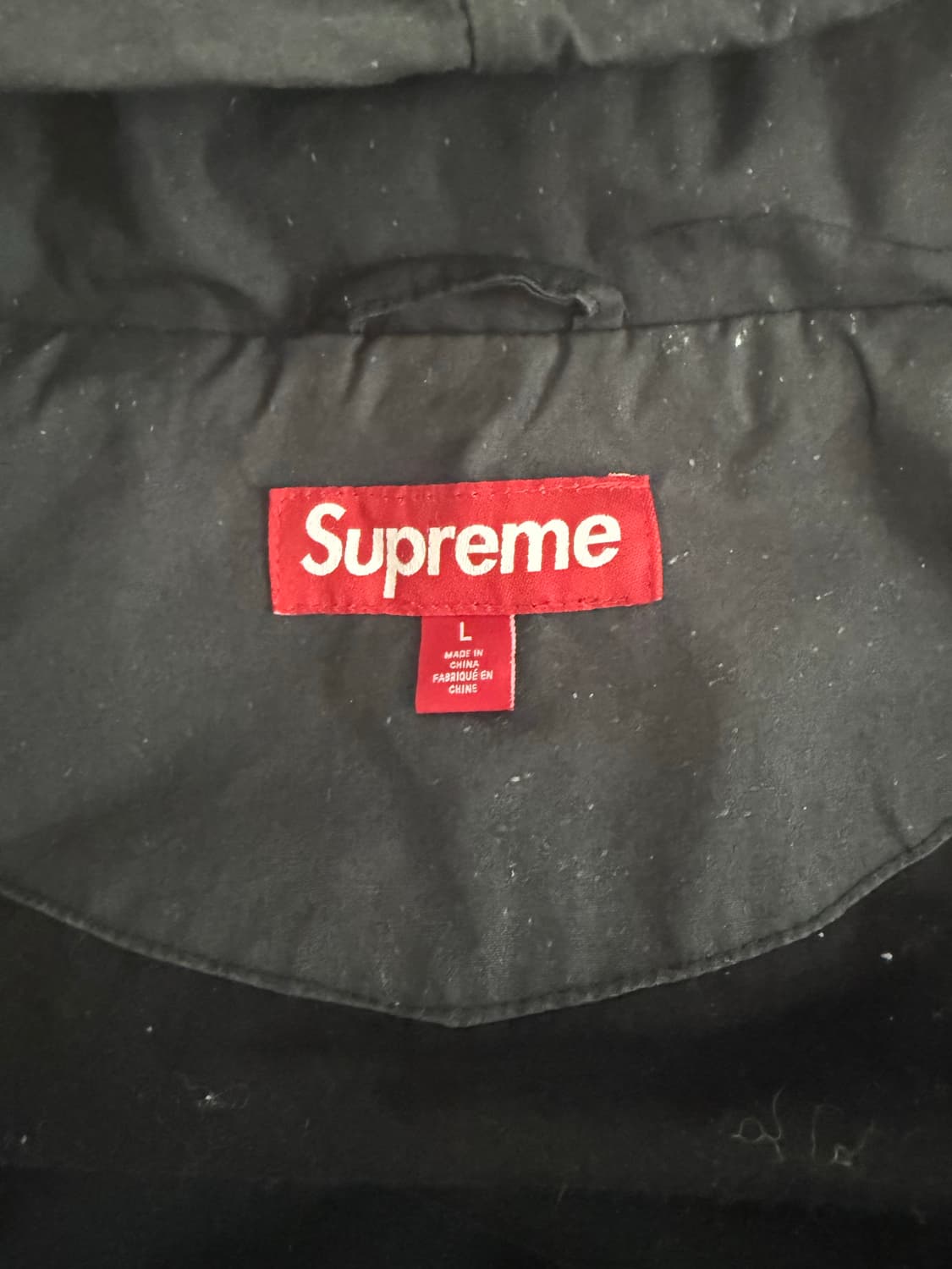 [L] 슈프림 하이 덴시티 코튼 필드 자켓 헬 - 23FW 상품이미지3