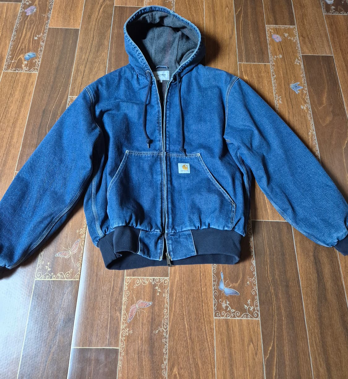 칼하트윕 액티브 자켓 L 블루 스톤 워시드 상품이미지1