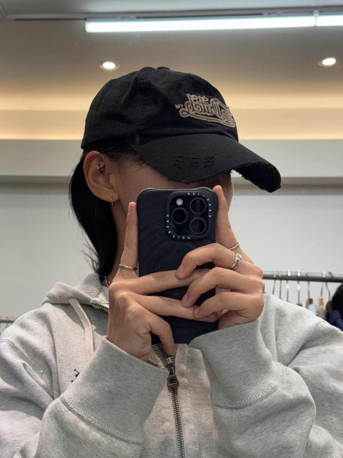 본더치 데미지 데님 볼캡 상품이미지5