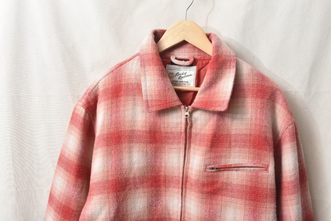 DYSLEXIA 커스텀 울 체크 자켓 L M0098 상품이미지5