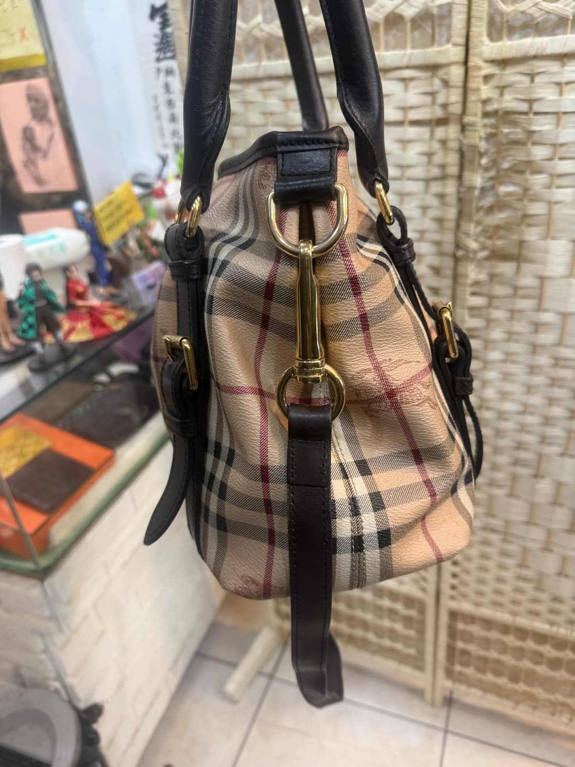 정품 버버리 노바체크 2way백 팝니다 상품이미지4