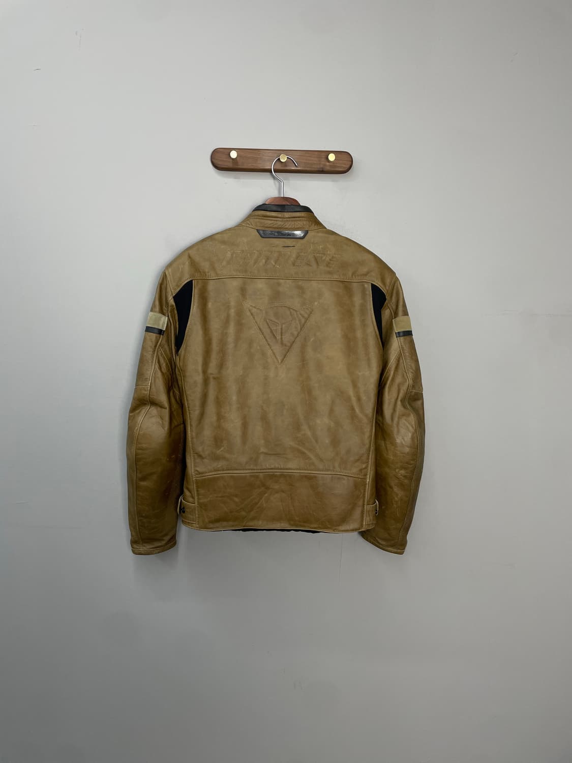 다이네즈 브라운 레더 바이커 자켓 H1725 상품이미지3