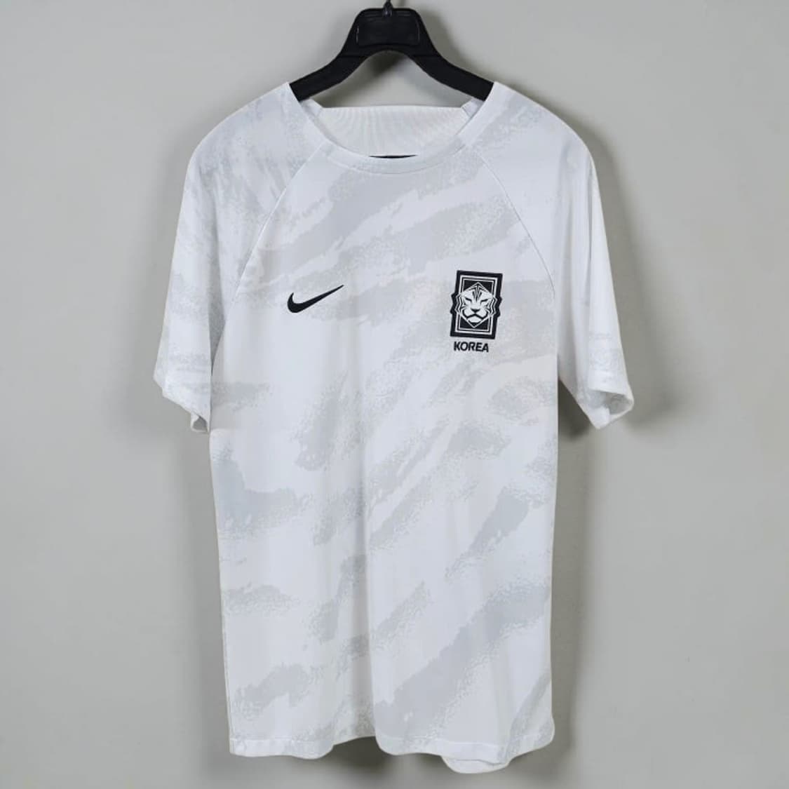 100 NIKE 나이키 대한민국2022국대 프리매치 반팔 유니폼 상품이미지1