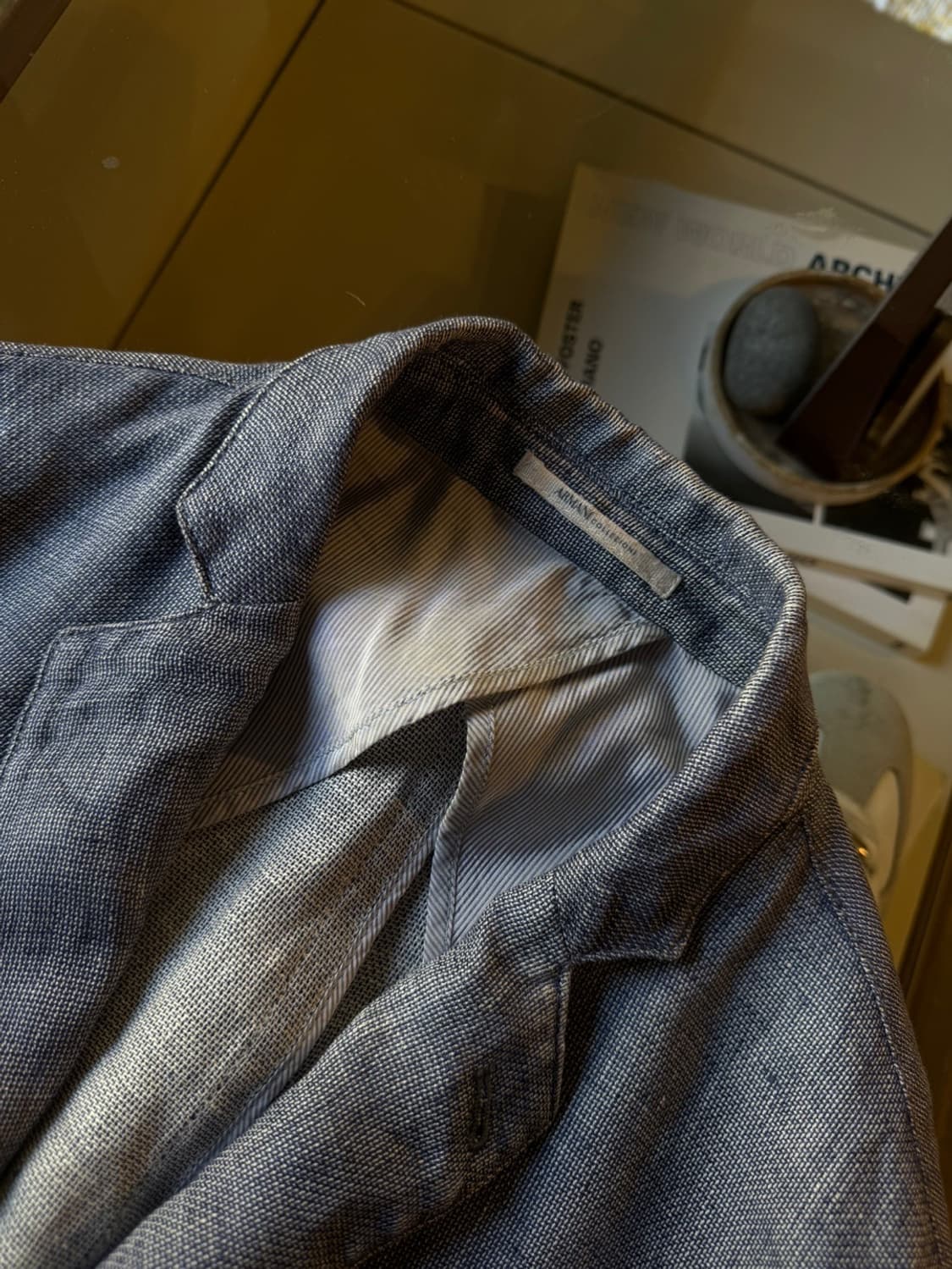 아르마니 꼴레지오니 리넨 자켓 100 상품이미지7