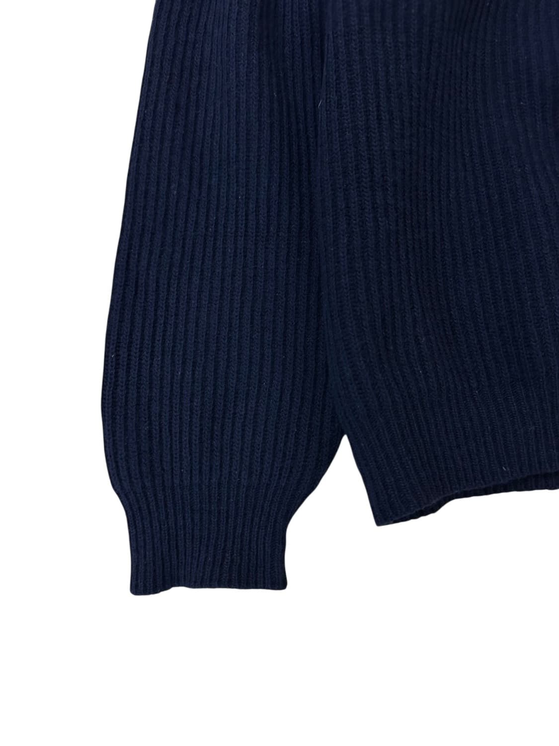 90s 리바이스 반집업 울 니트 네이비 (L) 상품이미지4