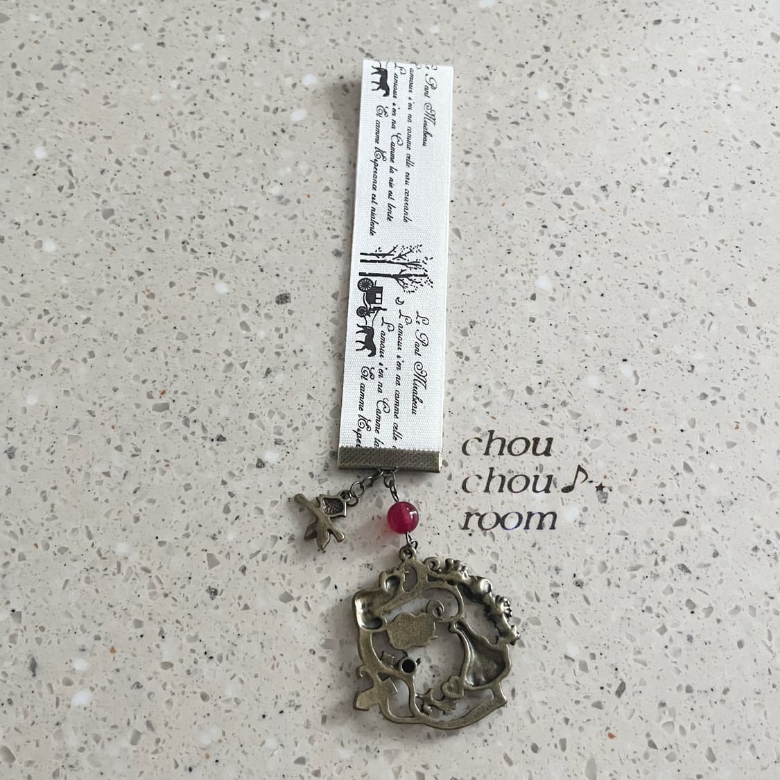 리본 펜던트 책갈피 ⊰fairytale⊱ bookmark 상품이미지4