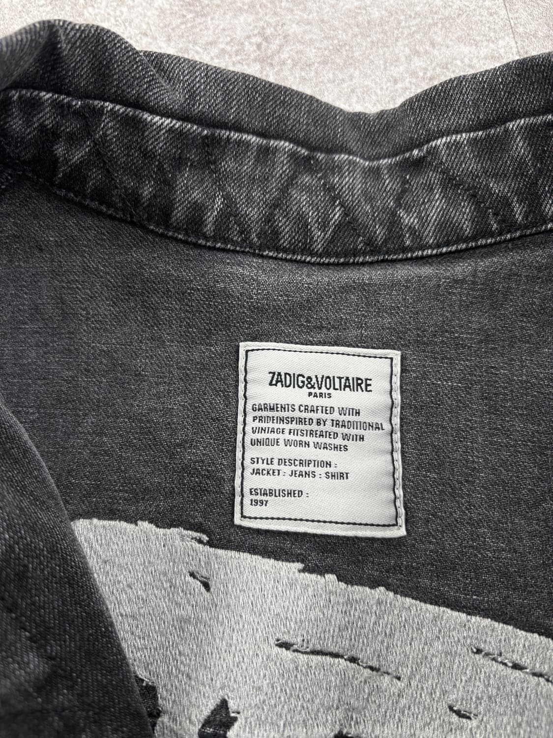 Zadig&Voltaire Denim Jacket   상품이미지4