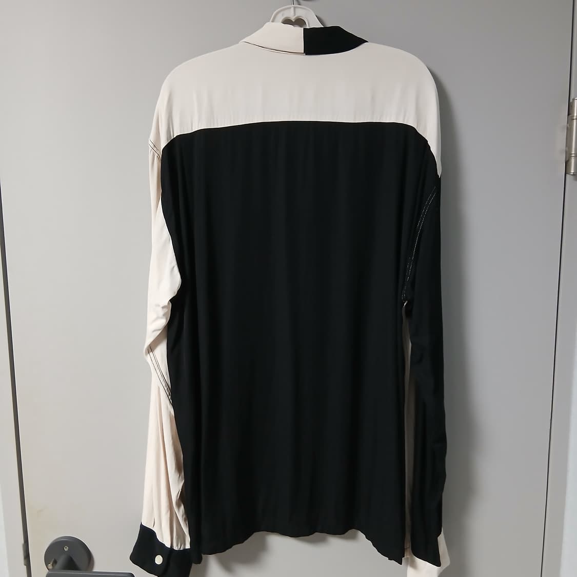 90s Style Eyes Rayon Bowling Shirt XL 상품이미지2