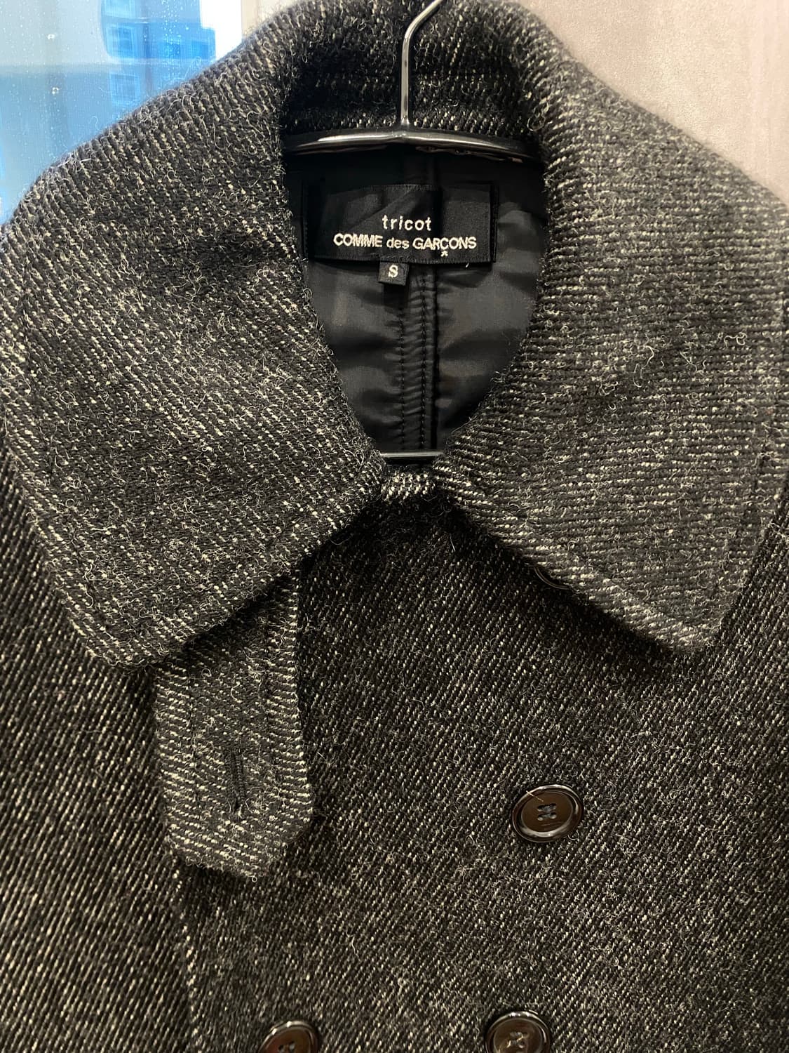 tricot comme des garcons S 그레이 피코트 상품이미지2