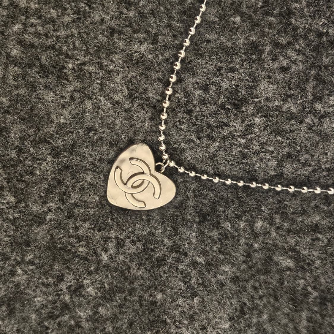 548 샤넬 빈티지 업사이클링 남자 써지컬 목걸이 상품이미지3