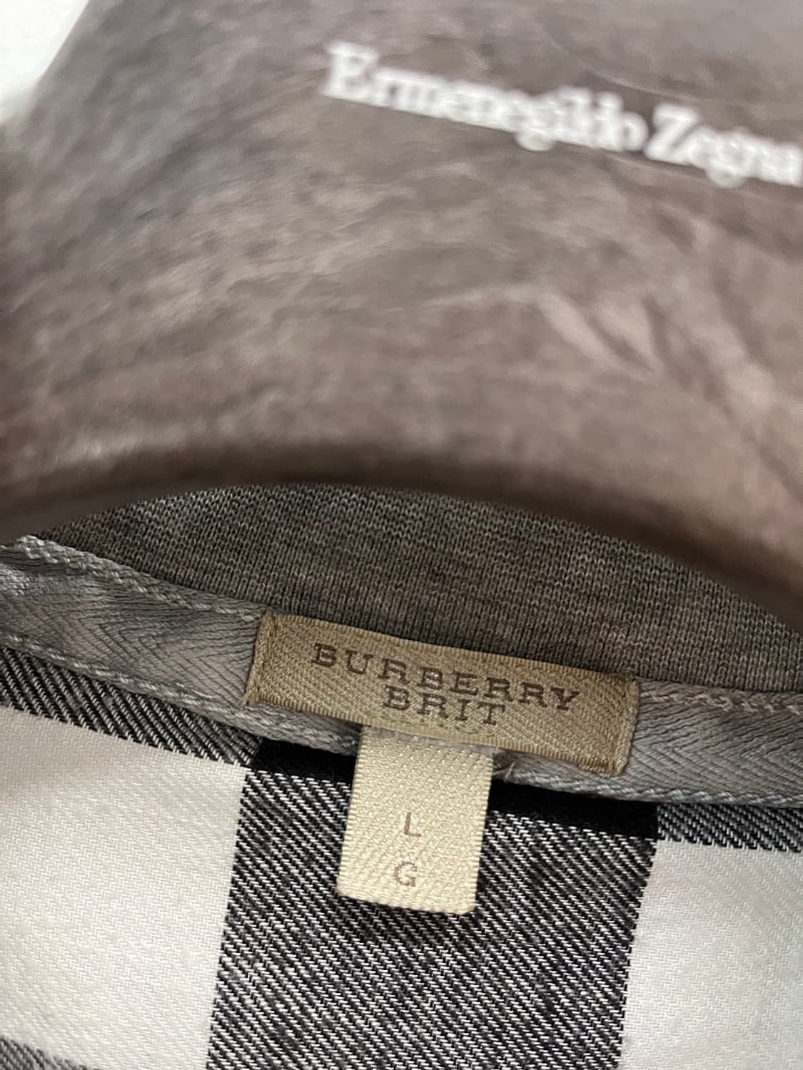 105) 버버리 런던 코튼 집업져지  상품이미지4