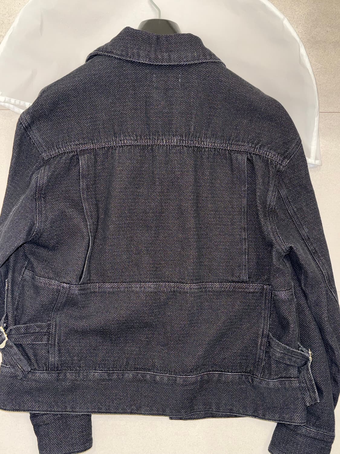 (최상, 원가 22만) 카락터 스핑크스 데님 숏 트러커 자켓 00 상품이미지6