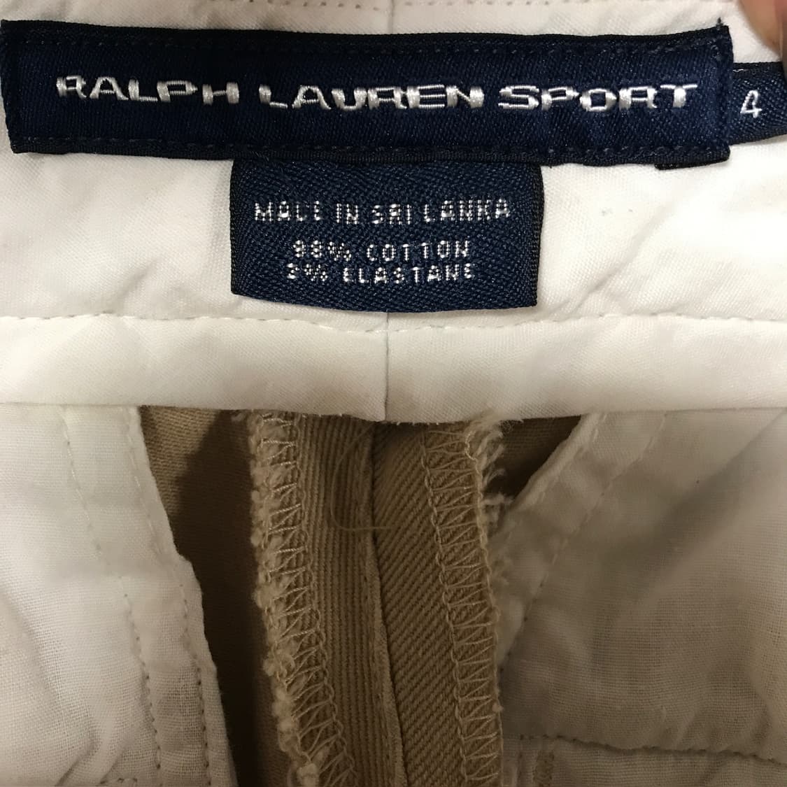 폴로 랄프로렌 베이지 치노 팬츠 4(W) 상품이미지5