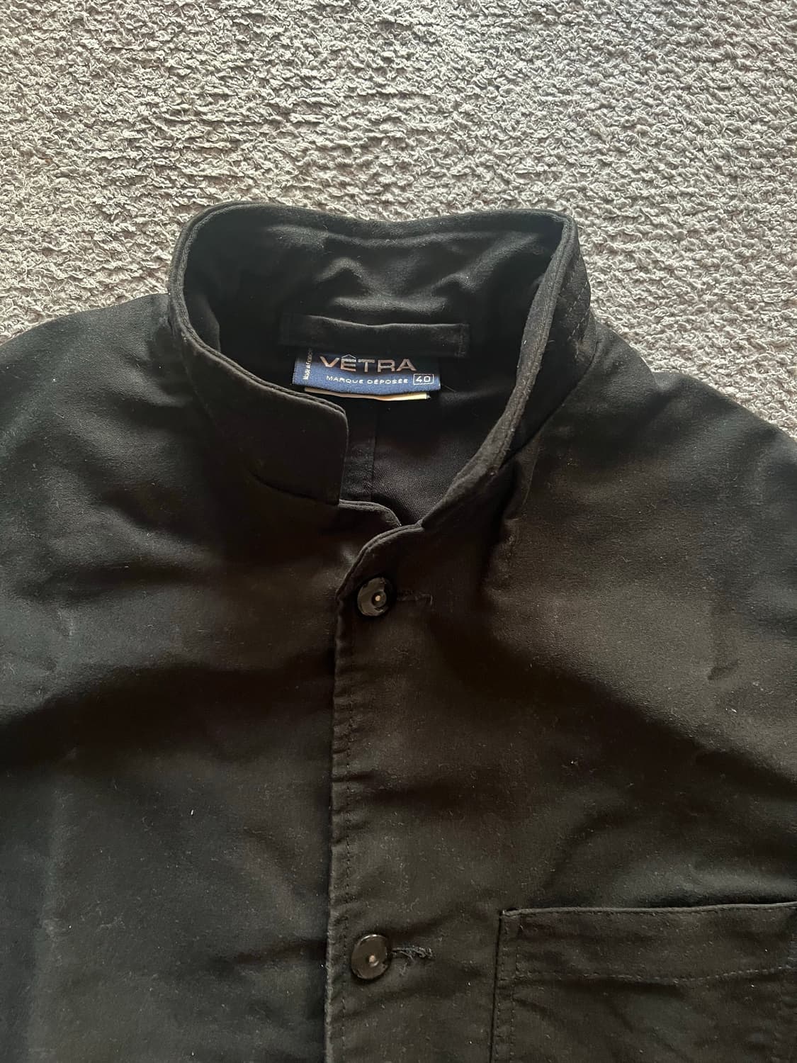 베트라 블랙 스탠 칼라 프렌치 워크 자켓 상품이미지2