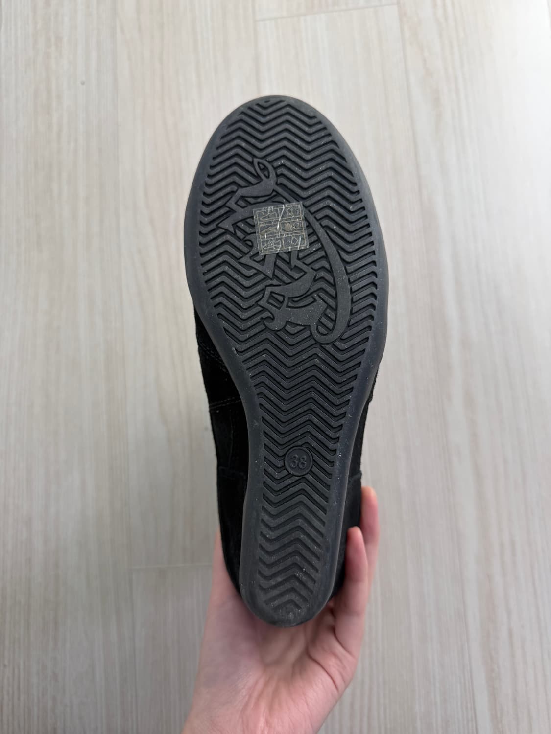 Ash 웨지 스니커즈 스웨이드 블랙 상품이미지4