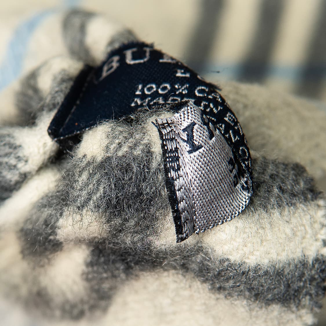 [정품] 00s 버버리 런던 노바체크 캐시미어 머플러  상품이미지5