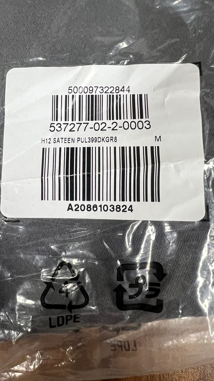 (새상품)이지갭 사틴 카고팬츠 다크그레이 M 상품이미지2