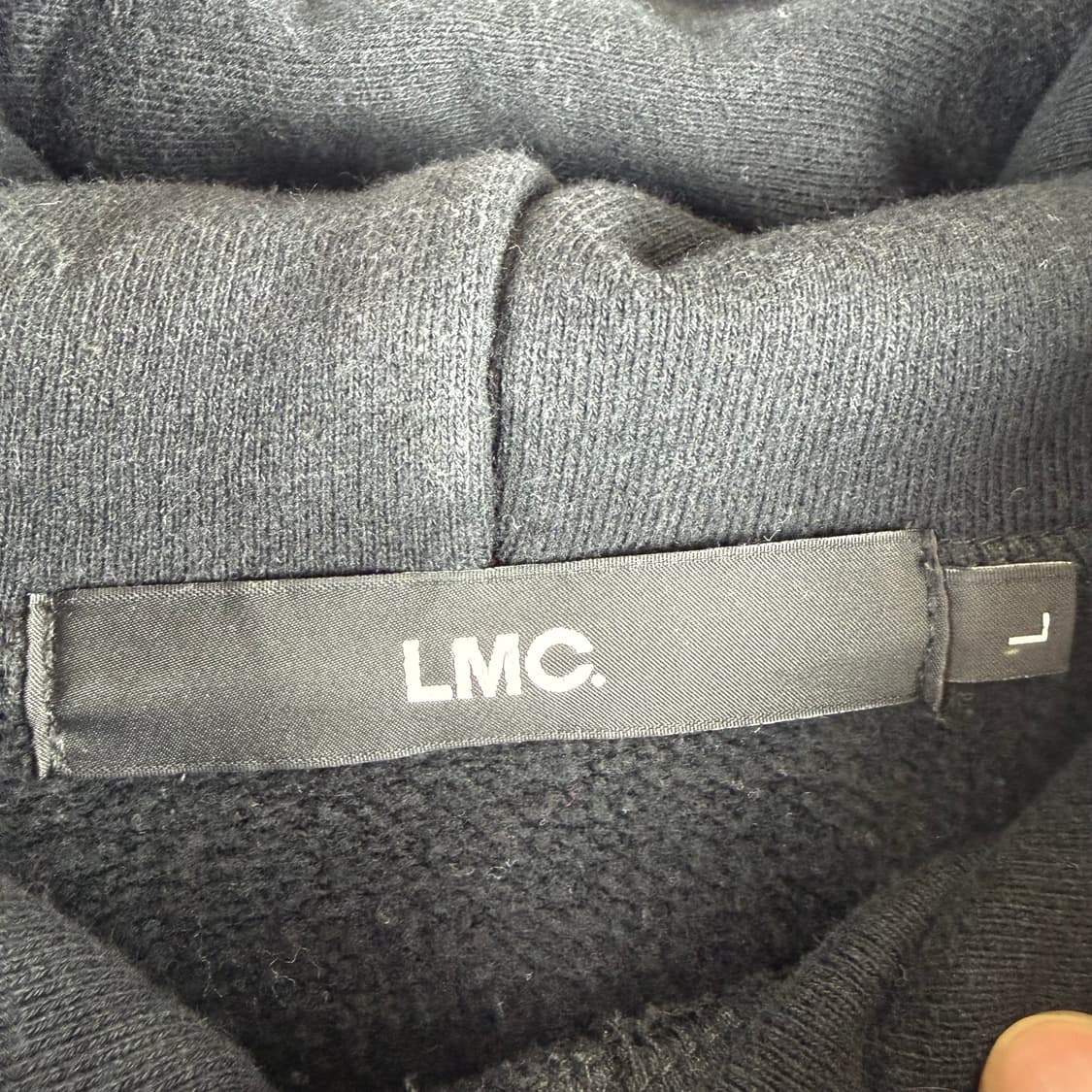 (무료배송)L) LMC 백로고 후드 티 블랙 상품이미지3