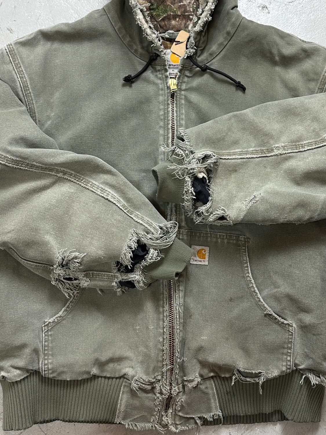 OG 칼하트 하드에이징 액티브 자켓 칼하트 후드자켓 상품이미지8