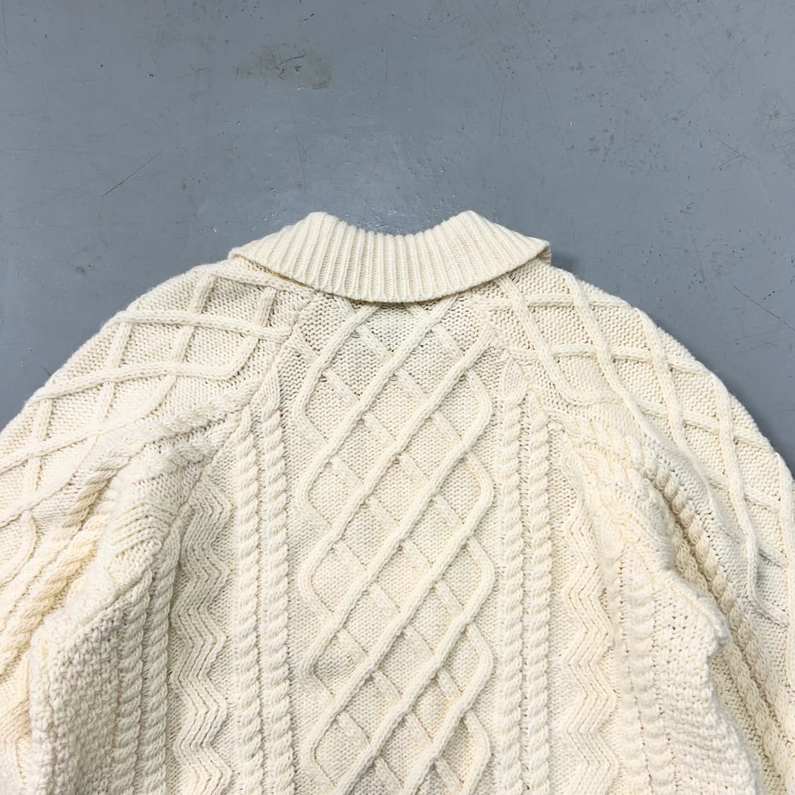 빔즈하트 케이블 울 가디건 상품이미지4