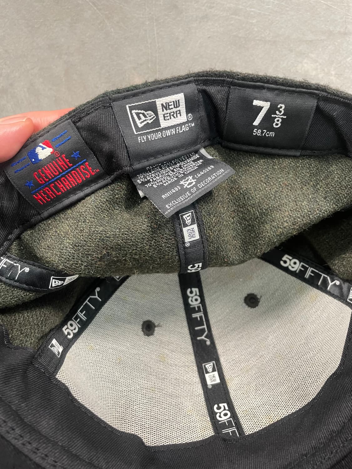 뉴에라 양키스 카모 울 캡 상품이미지6