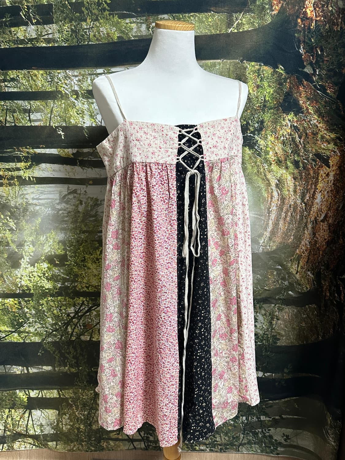 일본 katie 케이티 잔꽃 패치워크 패치 원피스 모리 모리걸  상품이미지4