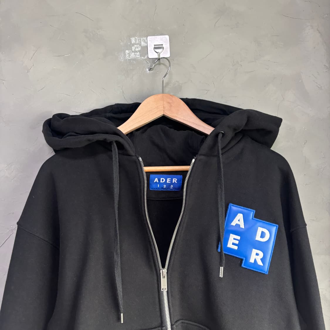 아더에러 테트리스 후드집업 블랙 상품이미지2